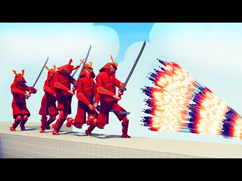 5x GIANT SAMURAI VS 1000x OP UNITS | TABS - Totally Accurate Battle Simulator