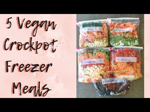 5 Easy Vegan Freezer Crockpot Recipes | Free Ebook...