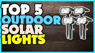 🔶 Top 5 Outdoor Solar Lights 🏆 Best Outdoor Solar Lights