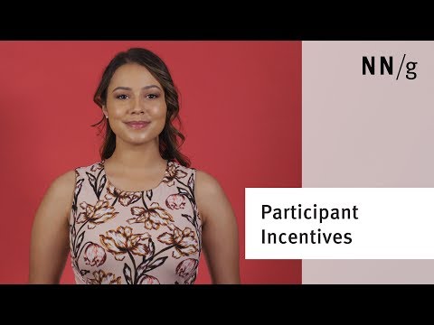 Incentives for Participants in UX Research