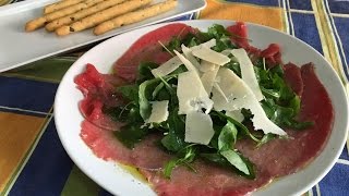 Carpaccio di Manzo Rucola e Grana