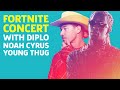 Fortnite - Party Royale With Diplo, Noah Cyrus, & Young Thug Full Concert