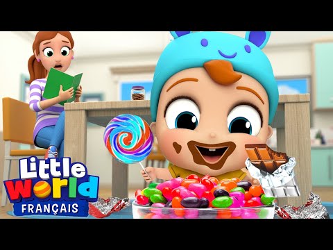 J'aime trop les bonbons! | Comptines pour les tout-petits | Little World Français