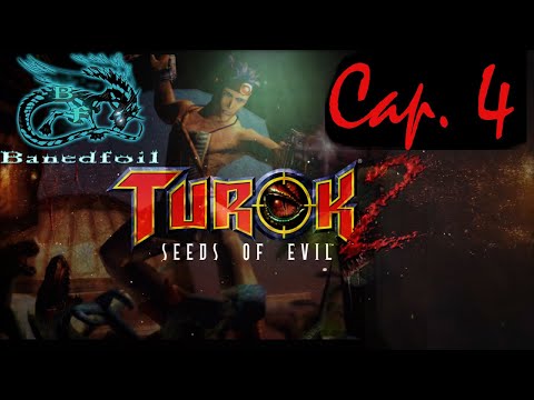 Turok 2: Seeds of Evil Steam gameplay. Second sister of despair. Jump of faith feather and Mirror.