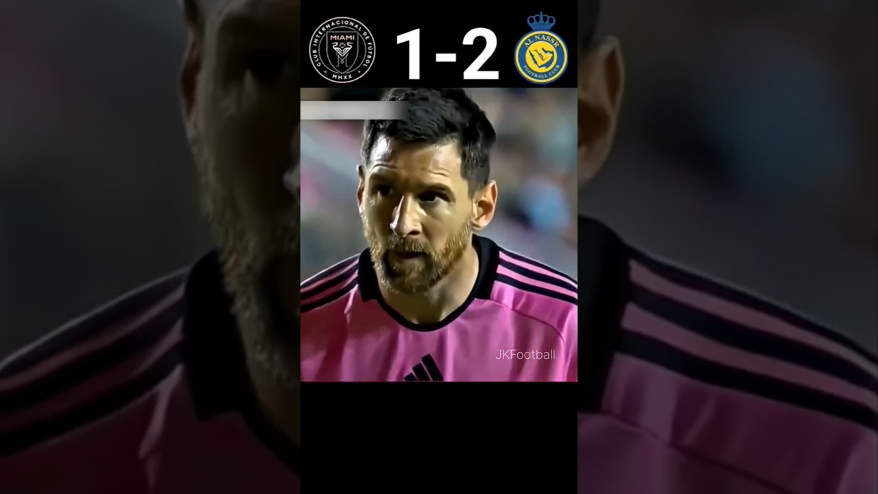 Inter Miami vs Al Nassr Saudi Super Cup Highlights, Messi vs Ronaldo #football #shorts #cr7 #messi