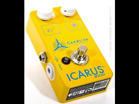 Caroline Guitar Icarus Boost pedal, demo by Pete Thorn/Vintage King