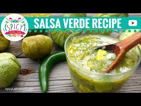 How to make Salsa Verde  | Mexican Food - Spicy Latina Mom