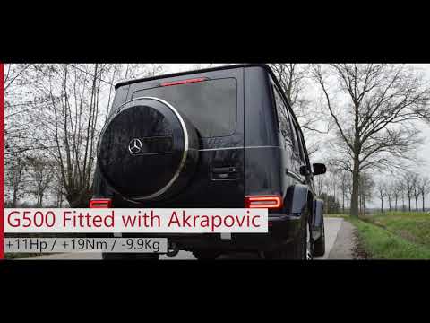 2019 Mercedes-Benz G500 Akrapovic Evolution Line (Titanium)