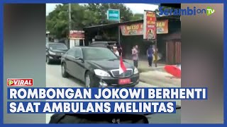 Download lagu VIRAL Rombongan Jokowi Berhenti dan Dahulukan Ambulans Melintas mp3