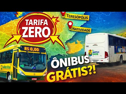 🚍 NOVOS ÔNIBUS TARIFA ZERO EM TERESÓPOLIS E NATIVIDADE