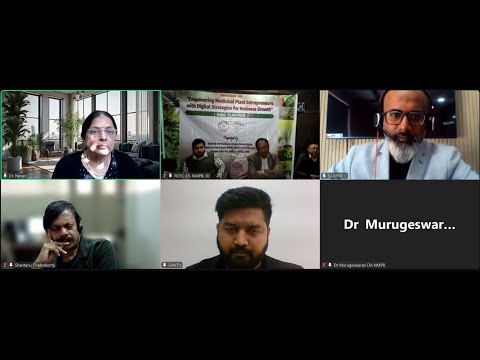Webinar on “Empowering Medicinal Plant Entrepreneurs with Digital Strategies for Business Growth”