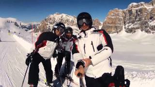 preview picture of video 'The art of skiing - Sella Ronda 2014'