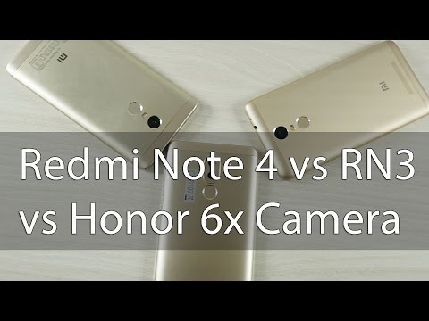 Redmi Note 4 vs Honor 6X vs RN 3 Camera Comparison