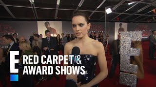 Daisy Ridley Ribs John Boyega for Almost Missing Premiere | E! Live from the Red Carpet