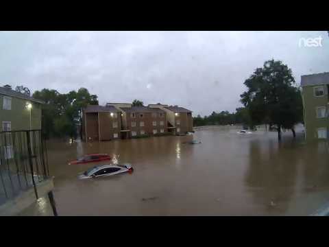 Time-Lapse of Harvey Flooding in Houston