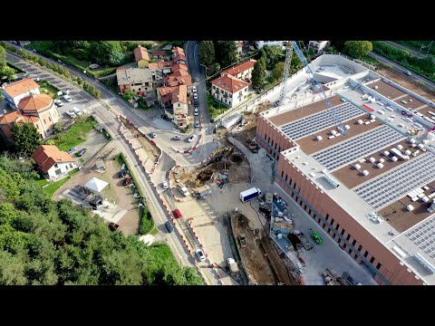 I lavori nell’area della nuova Esselunga di Varese