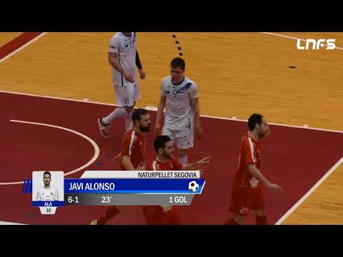 Gol de Javi Alonso (6-1) O Parrulo Ferrol - Naturpellet Segovia. J29, 1Div. LNFS