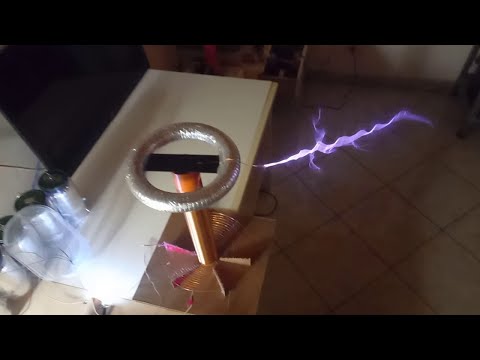 300W ZVS Flyback SGTC (Spark Gap Tesla Coil)
