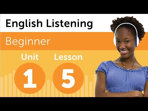 English Listening Comprehension - Discussing a New Design in English Video