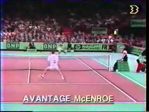 Michael Chang vs McEnroe - Paris 1989 - 03/10