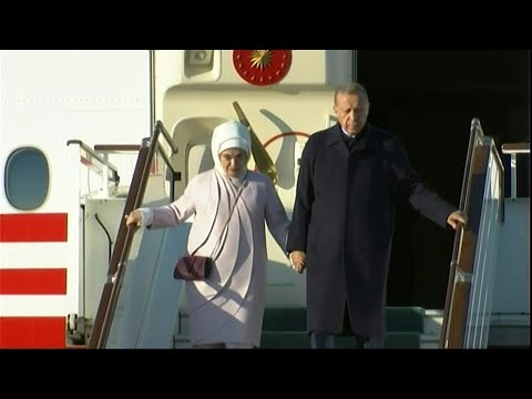 Turkey's Erdogan arrives in Uzbekistan for OTS summit | AFP
