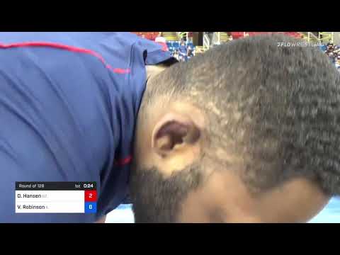 126 Lbs Round Of 128 - Owen Hansen, South Dakota Vs Vincent Robinson, Illinois 7373