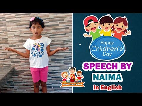 Children's Day Speech By Naima In English | 14 November Speech In English | Bal Diwas Speech