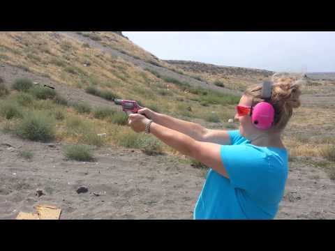 Addie shooting Charter Arms Pink Lady 38 Special