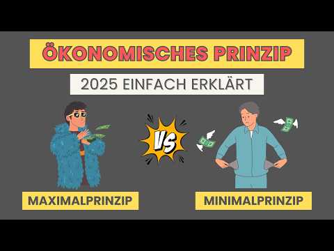 Maximization principle + minimization principle explained simply | Economic principle