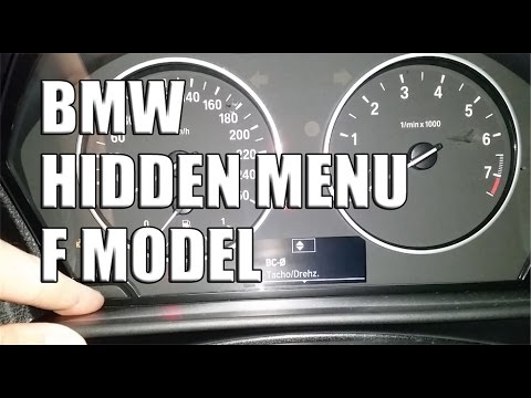 BMW hidden menu F model - BMW secret menu