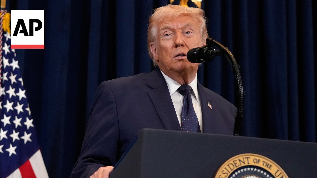 Video | Trump says Iran was 'going to take over the Middle East' if 'we did not hit them'