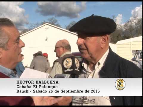 26-09-15 Nota Hector Balbuena - Cabaña El Palenque - Rauch.