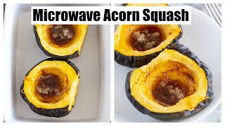 Microwave acorn squash // How to microwave acorn squash