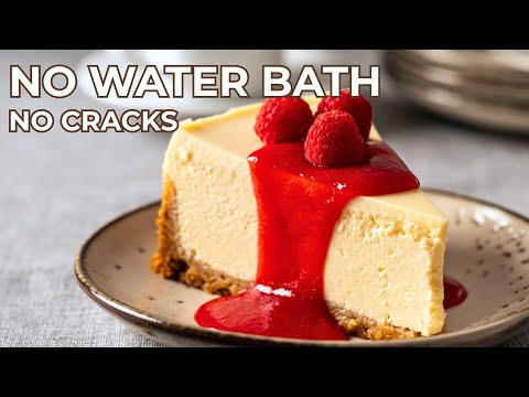 New York Cheesecake 🍰 No Water Bath, So Creamy & Easy!