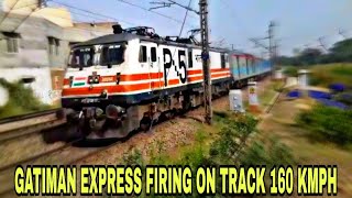 preview picture of video 'Gatiman express blast 99mph 160(kmph) at ksv'