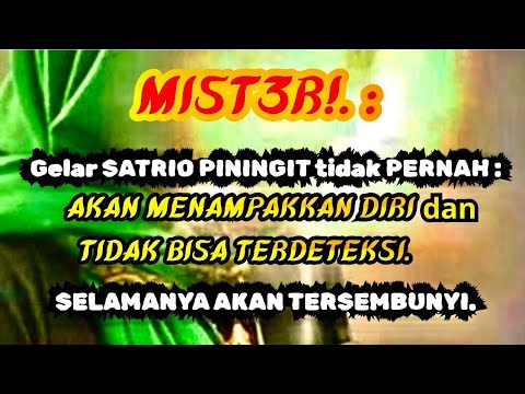 MIST3R! 😱❗GELAR SATRIO PININGIT. #trending #gelar  #viralvideo