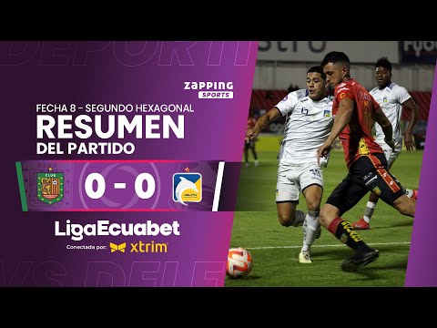 Deportivo Cuenca 0 - 0 Delfín SC / Fecha 8 - Segundo Hexagonal  / Liga Ecuabet conectada por Xtrim