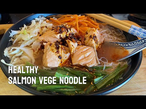 Salmon noodle soup video thumbnail