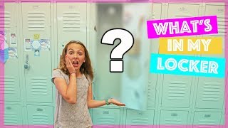 What's In My Locker! Last Day Of School Edition | DIY Locker Decor