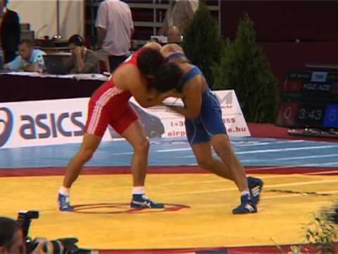 SWWC2013 / Ruslan Tiumenbayev (KGZ) - Hasan ALIYEV - GR 66 kg, 1/16 final match