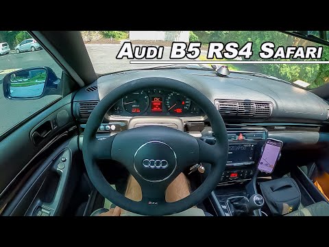 Driving The Audi B5 RS4 Safari - Rare Cosworth Powered Wagon Imported to America (POV)