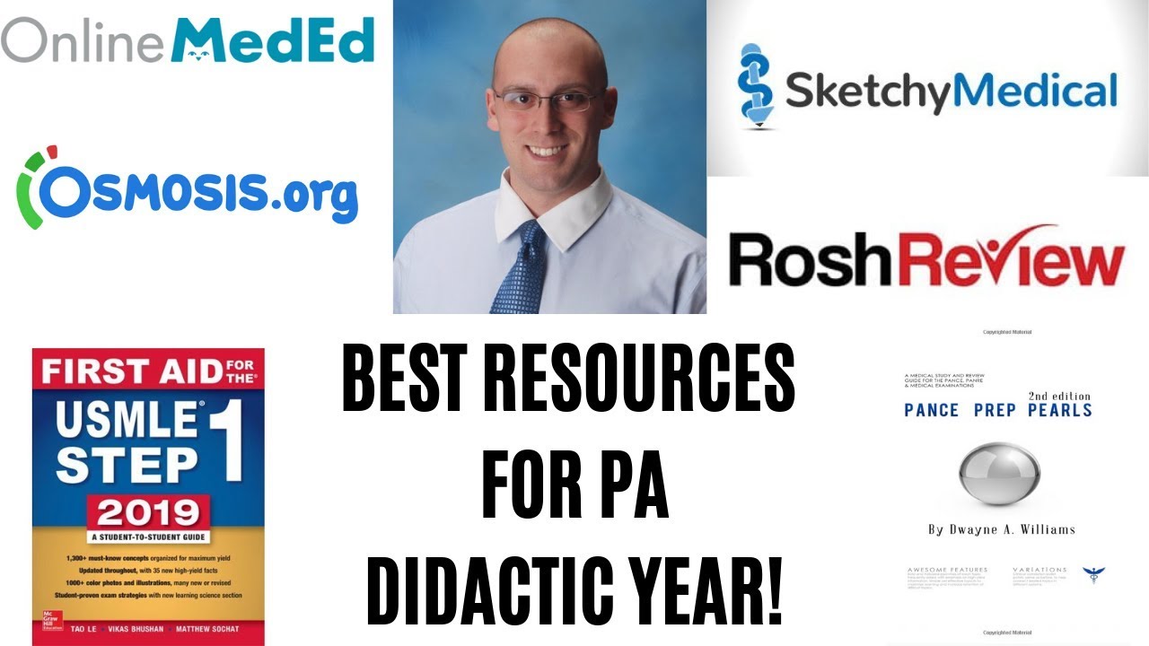 Best Study Resources for PA DIDACTIC Year!
