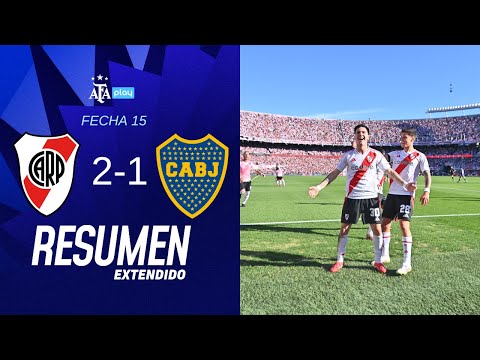 River Plate 2 vs. Boca Juniors 1 | #TorneoApertura2025 | RESUMEN EXTENDIDO | FECHA 15