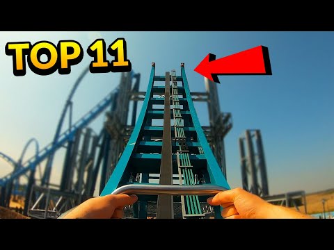 11 NAJBARDZIEJ EKSTREMALNYCH ROLLERCOASTERÓW - Energylandia 2023 (4K) (Zator, Polska) GoPro HERO 12