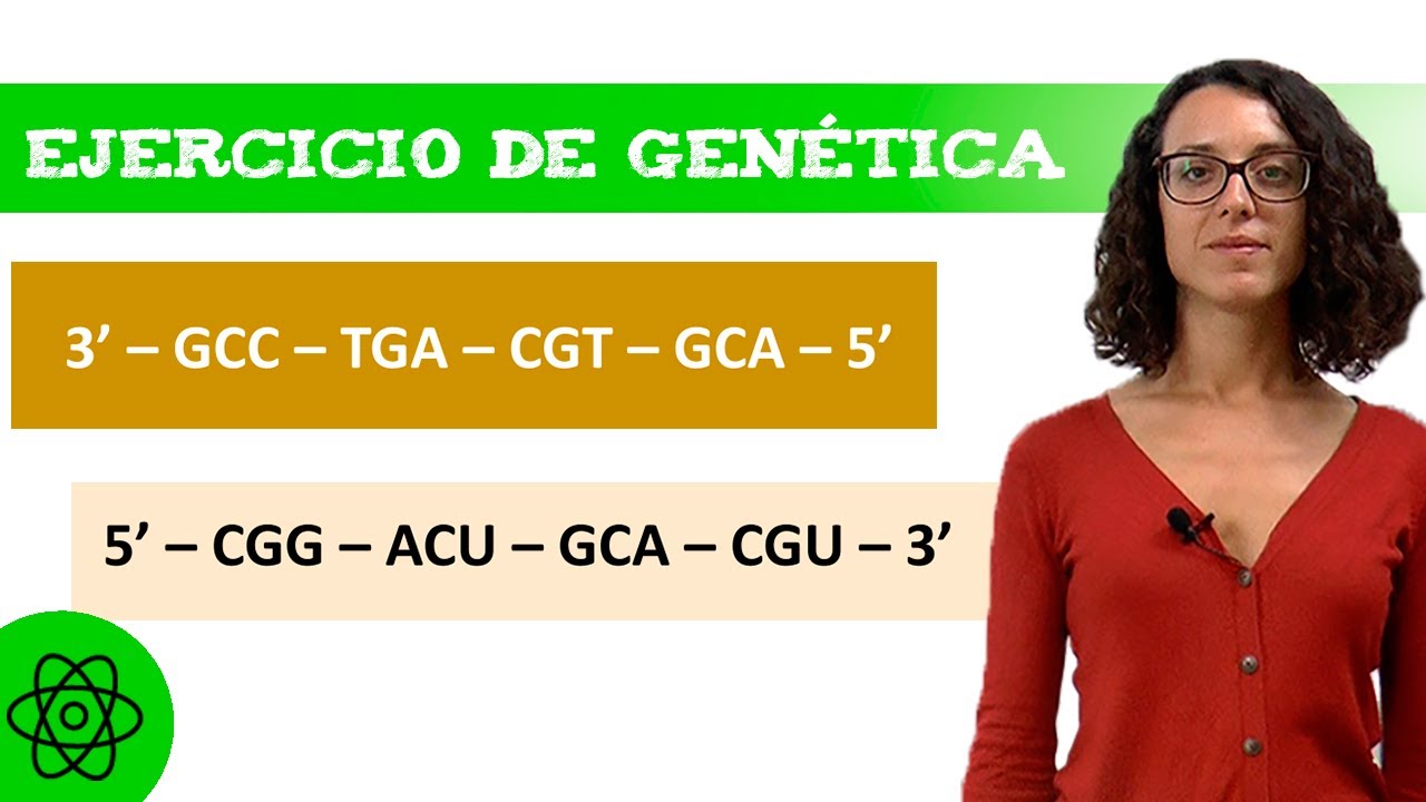 TRANSCRIPCIÓN GENÉTICA (Ejercicio y soluciones)