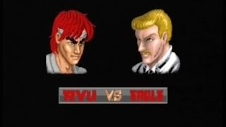 RYU vs EAGLE - INTENSE ROUND (STREET FIGHTER 1 - ARCADE)