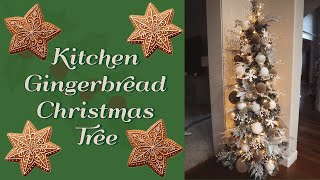 Christmas Decorate With Me: The Kitchen Gingerbread Tree🎄