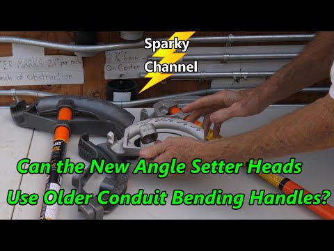 Can the New Angle Setter Heads Use Older Conduit Bending Handles?