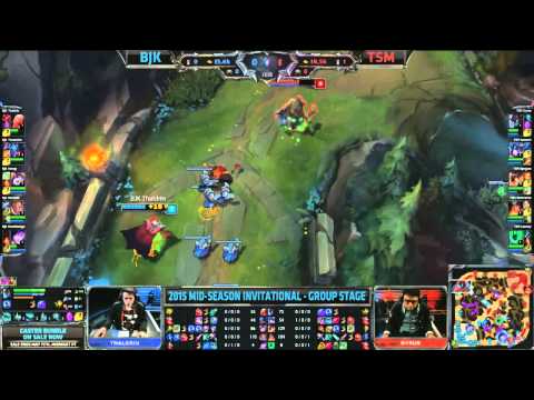 [Highlight] BJK vs TSM | MSI 2015 - Group Stage | Beşiktaş e-Sports Club vs Team SoloMid