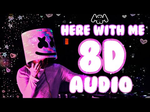 Marshmello Ft. CHVRCHES - Here With Me (8D AUDIO)
